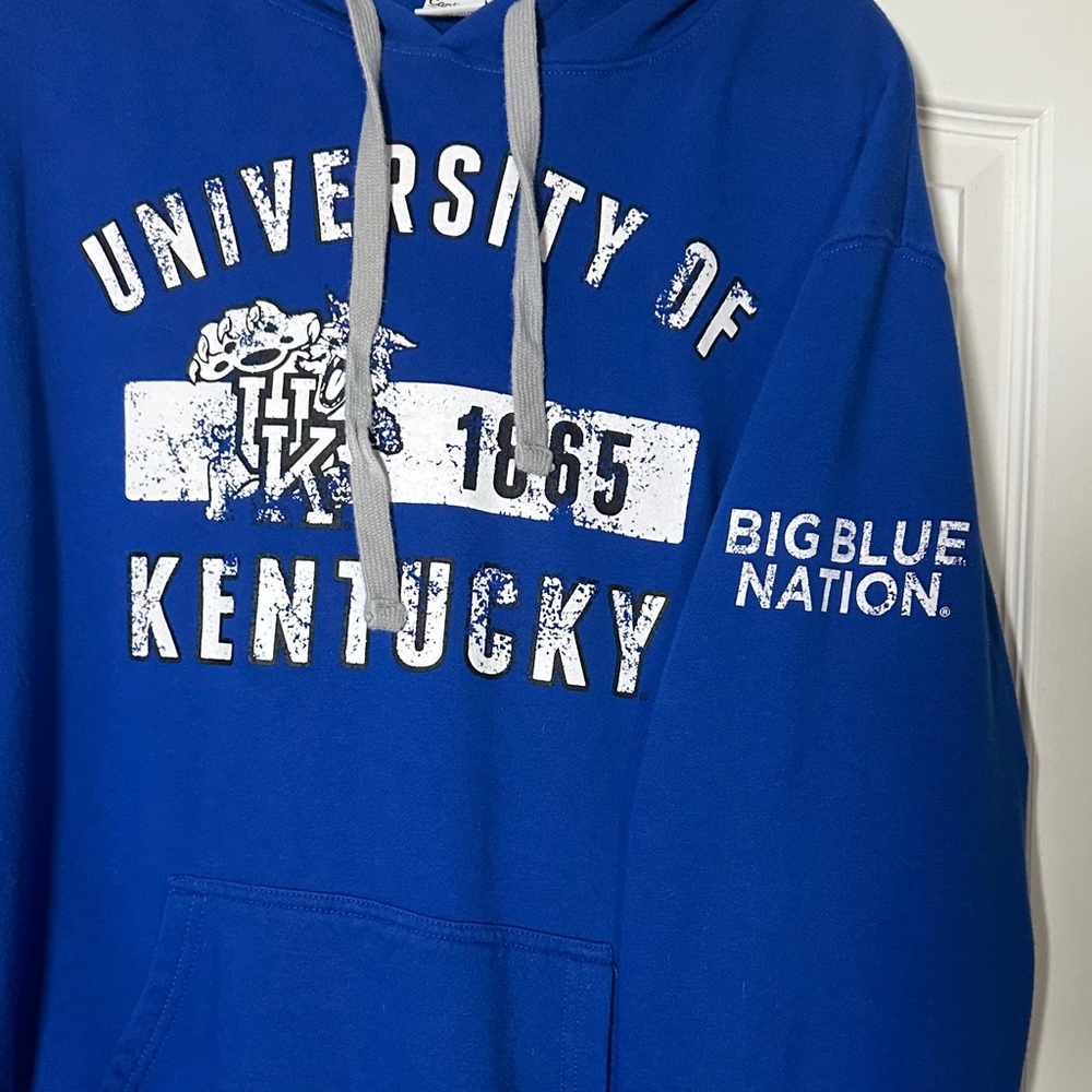 University of Kentucky Hoodie XXL – Big Blue Nation Pullover, Worn Once - Picture 4 of 5